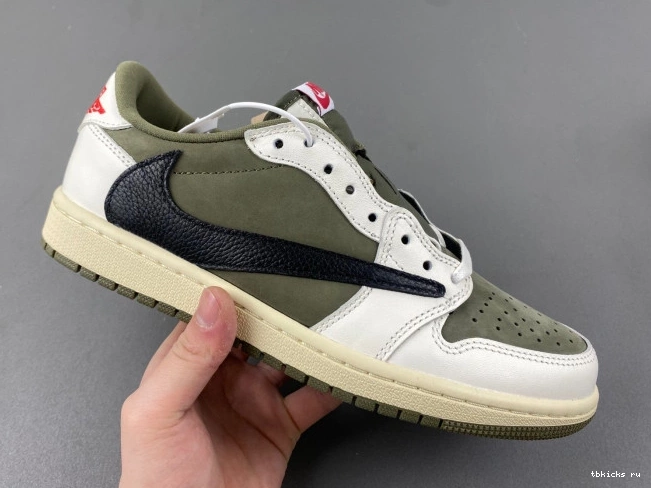 Rep TB X 1 OG AIR OLIVE TRAVIS MEDIUM JORDAN LOW SCOTT DM7866-200 0730
